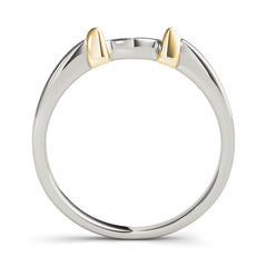 Curved Wedding Gold Band
