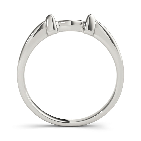 Curved Wedding Gold Band