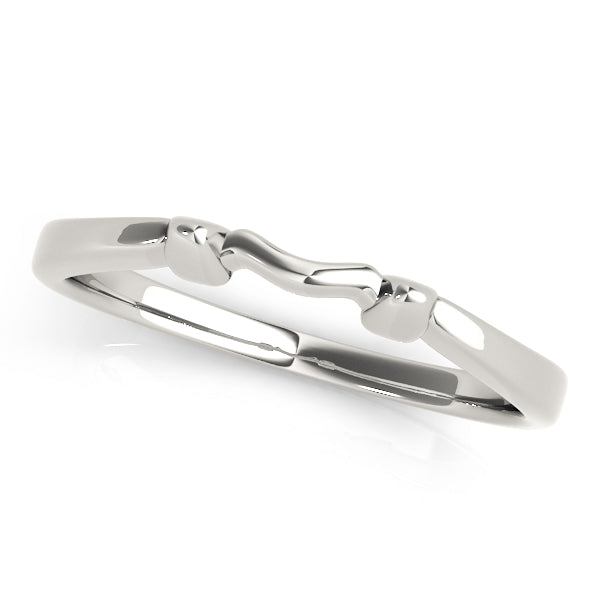 Curved Wedding Gold Band