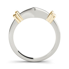 Curved Wedding Gold Band