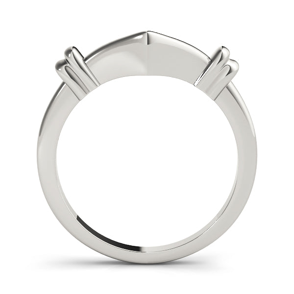 Curved Wedding Gold Band