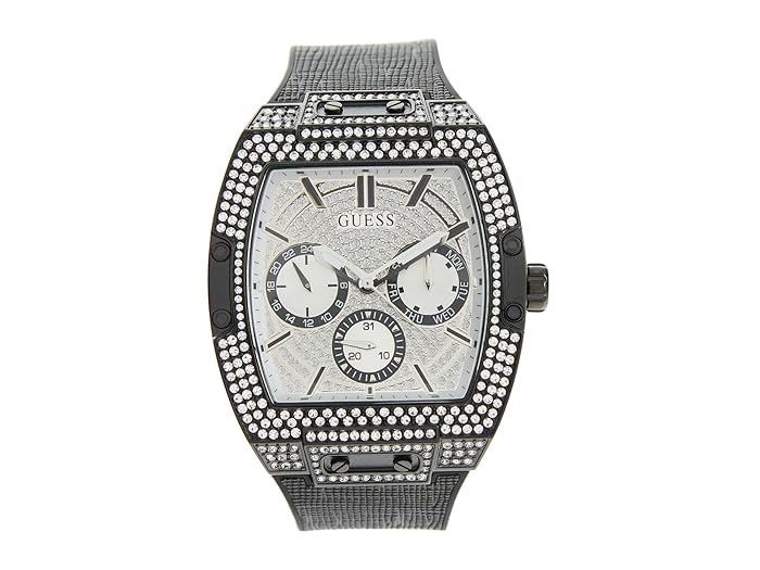 Guess GW0048G1Men’s Black Silicone & Stainless Steel Watch – 43 mm Case