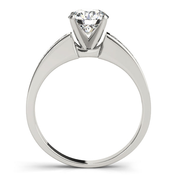 Devoted Channel-Set Round Diamond Engagement Ring — 9K/18K Gold & Platinum