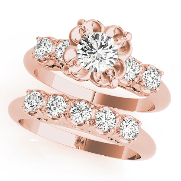 Cherished Prong-Set Round Diamond Engagement Ring — 9K/18K Gold & Platinum