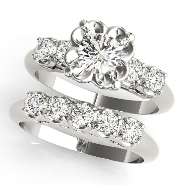 Cherished Prong-Set Round Diamond Engagement Ring — 9K/18K Gold & Platinum