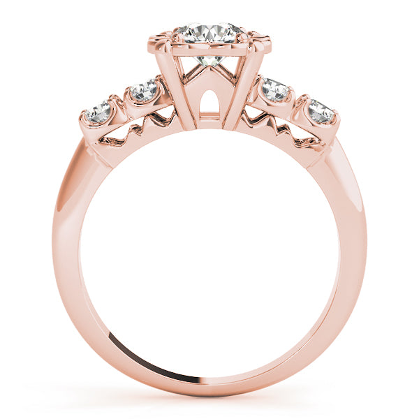 Cherished Prong-Set Round Diamond Engagement Ring — 9K/18K Gold & Platinum