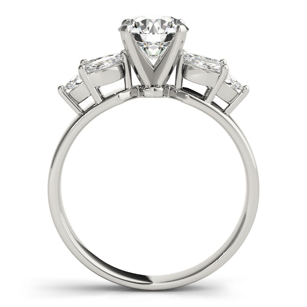 Classic Fancy Shape Marquise Diamond Engagement Ring — 9K/18K Gold & Platinum
