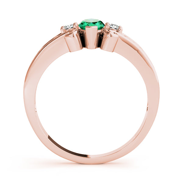 Heirloom Color Rings Marquise Diamond Engagement Ring — 9K/18K Gold & Platinum