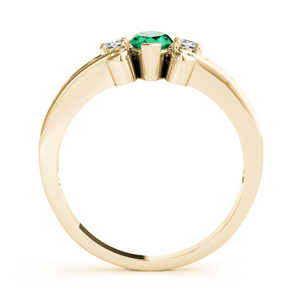 Heirloom Color Rings Marquise Diamond Engagement Ring — 9K/18K Gold & Platinum