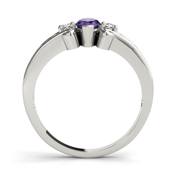 Heirloom Color Rings Marquise Diamond Engagement Ring — 9K/18K Gold & Platinum