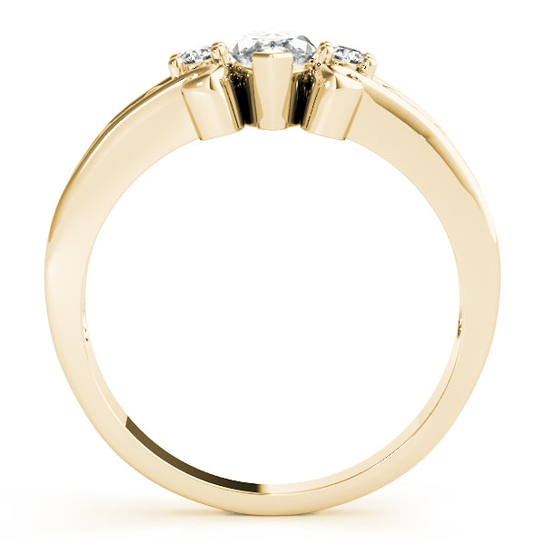 Heirloom Color Rings Marquise Diamond Engagement Ring — 9K/18K Gold & Platinum
