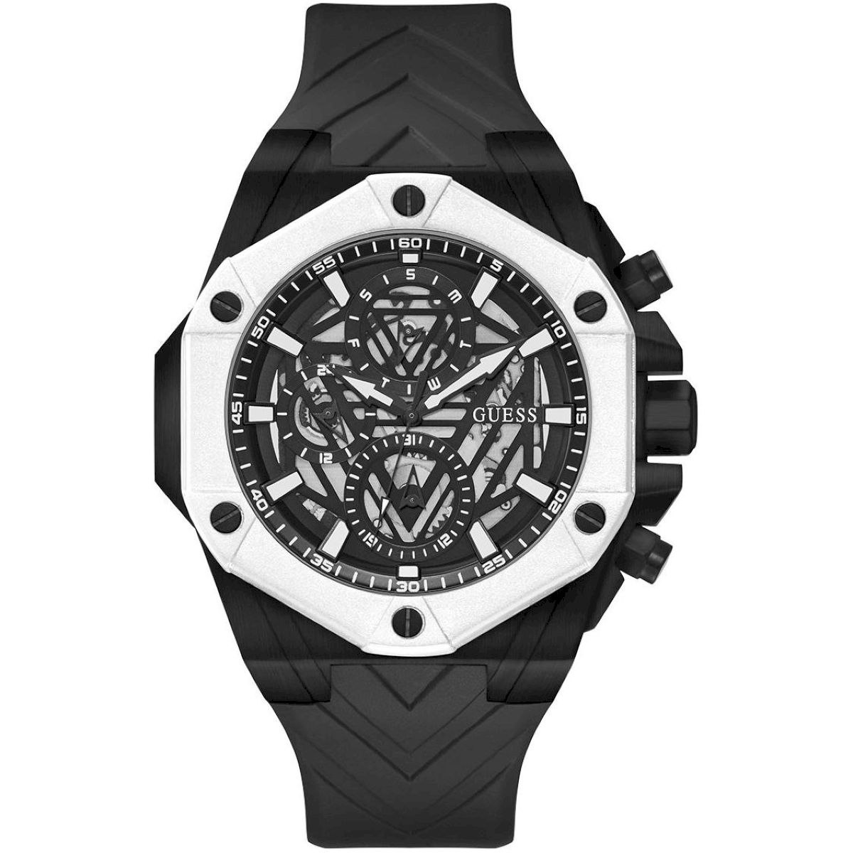 Czarny Zegarek Męski Guess Formula GW0579G1
