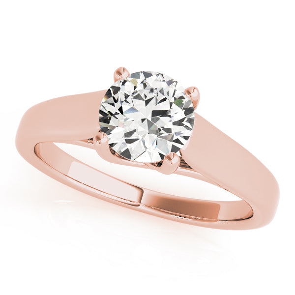 Round Cut Diamond Solitaries Engagement Ring