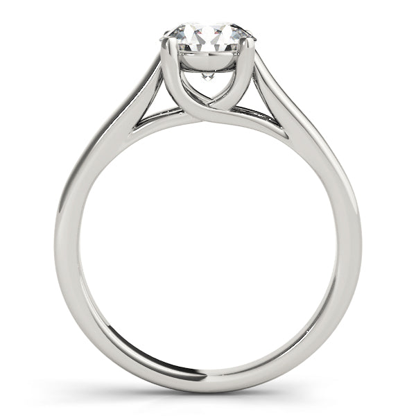 Artisan Trellis Round Diamond Engagement Ring — 9K/18K Gold & Platinum