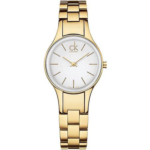 CK Calvin Klein K4323212 Simplicity Gold Tone Ladies Watch Yellow Gold One Size
