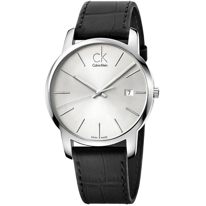 CK Calvin Klein K2g2g1c6 City Date Mens Watch Black One Size