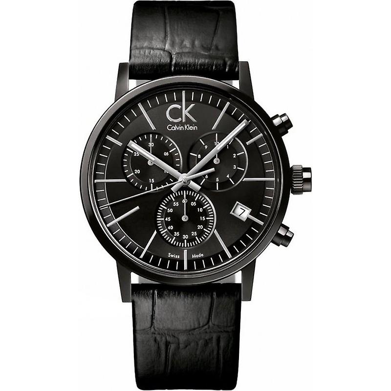 CK Calvin Klein K7627401 Post Minimal Black Dial Men's Watch One Size