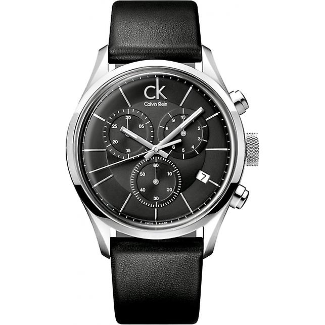 Calvin Klein Men’s Watch K2H27102 – Masculine Chronograph Black Dial
