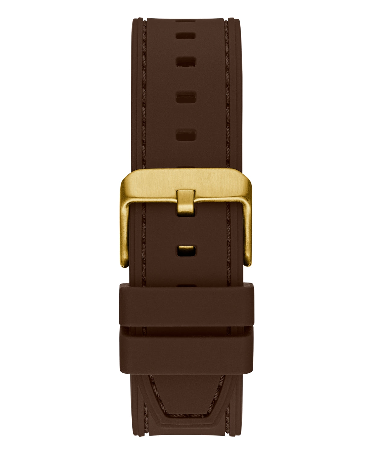 Guess Men's Multi-Function Brown Silicone Watch