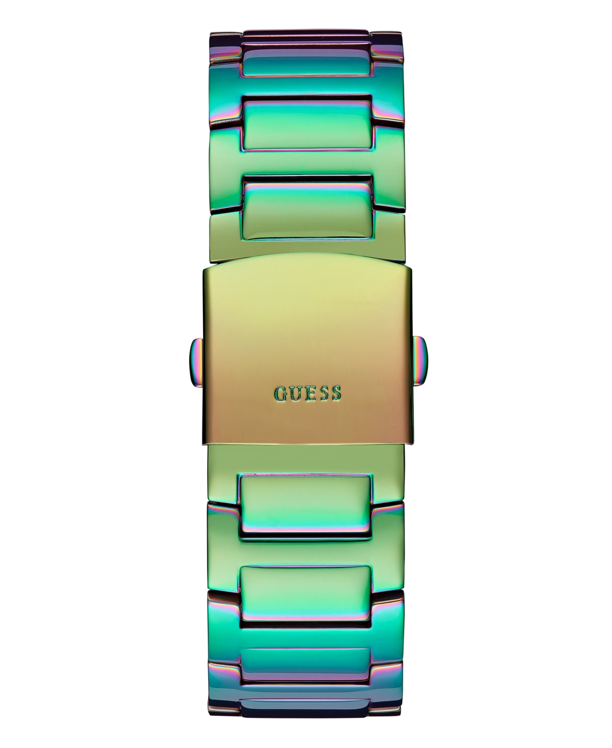 Guess Men's Multi-Function Iridescent Stainless Steel Watch