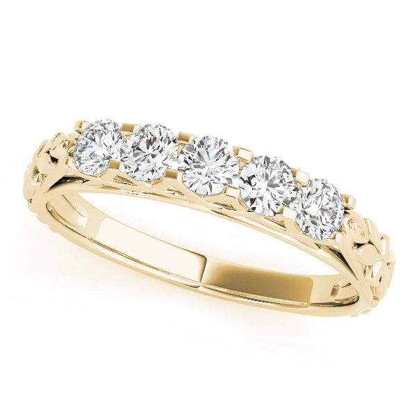 Wrong Image of Vol 6-Image Is 8259 Half Eternity Ring in Gold & Platinum