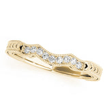 Diamond Half Eternity Ring in Gold & Platinum