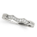Diamond Half Eternity Ring in Gold & Platinum