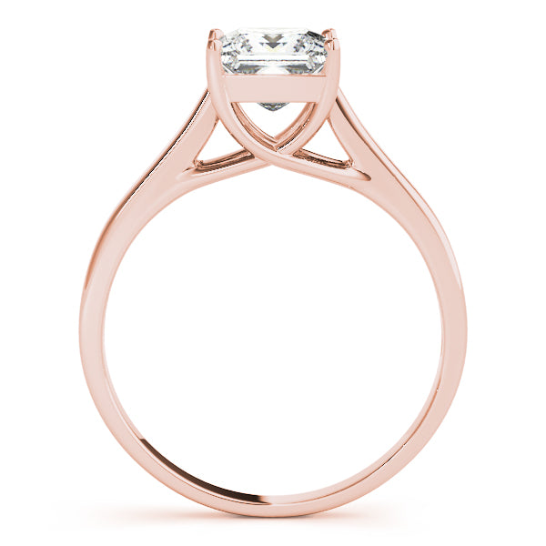 Signature Trellis Princess Diamond Engagement Ring — 9K/18K Gold & Platinum