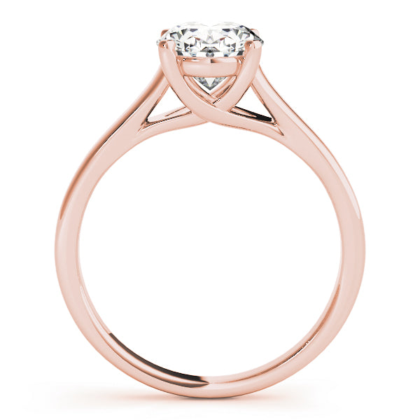 Artisan Trellis Oval Diamond Engagement Ring — 9K/18K Gold & Platinum