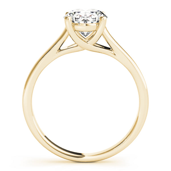 Artisan Trellis Oval Diamond Engagement Ring — 9K/18K Gold & Platinum
