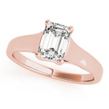 Bespoke Trellis Emerald Diamond Engagement Ring — 9K/18K Gold & Platinum