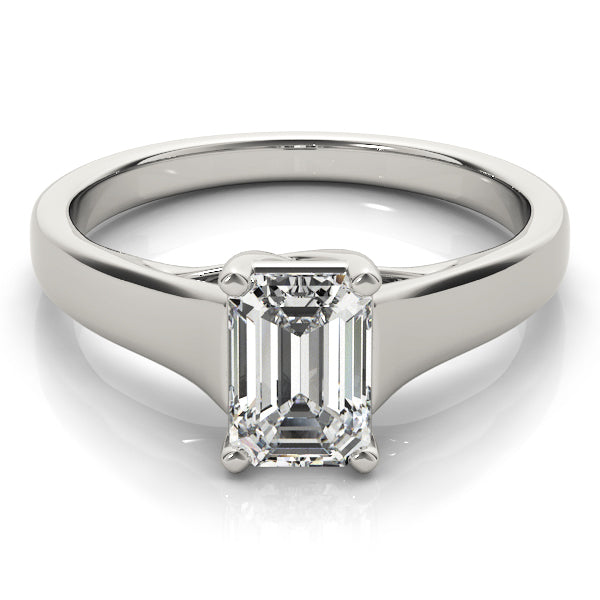 Bespoke Trellis Emerald Diamond Engagement Ring — 9K/18K Gold & Platinum