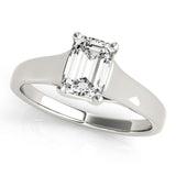 Bespoke Trellis Emerald Diamond Engagement Ring — 9K/18K Gold & Platinum