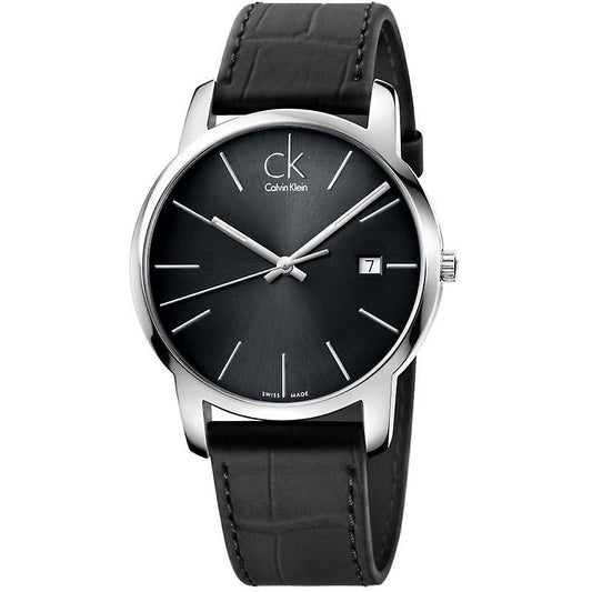 CK Calvin Klein K2g2g1c3 City Date Mens Watch Black One Size