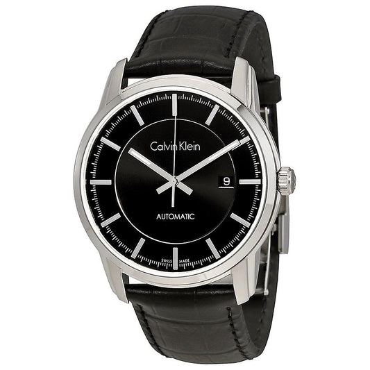 CK Calvin Klein K5s341c1 Infinity Black Dial Automatic Men's Watch One Size