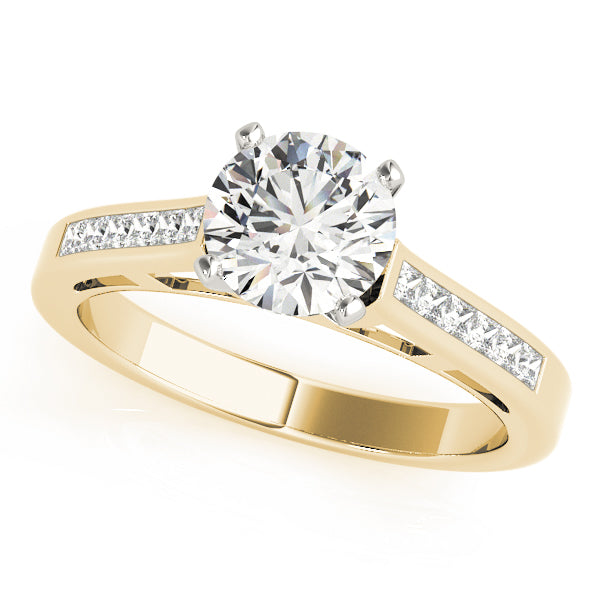 Exquisite Fancy Shape Remounts Princess Diamond Engagement Ring — 9K/18K Gold & Platinum