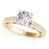 Exquisite Fancy Shape Remounts Princess Diamond Engagement Ring — 9K/18K Gold & Platinum