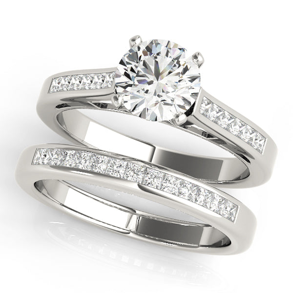 Exquisite Fancy Shape Remounts Princess Diamond Engagement Ring — 9K/18K Gold & Platinum