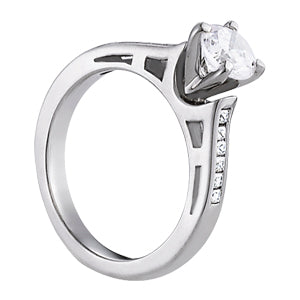 Exquisite Fancy Shape Remounts Princess Diamond Engagement Ring — 9K/18K Gold & Platinum