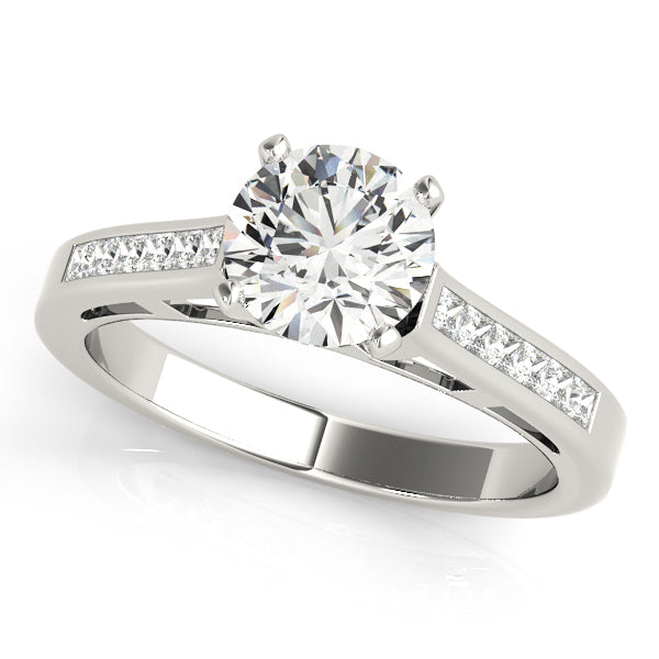 Exquisite Fancy Shape Remounts Princess Diamond Engagement Ring — 9K/18K Gold & Platinum