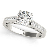 Exquisite Fancy Shape Remounts Princess Diamond Engagement Ring — 9K/18K Gold & Platinum