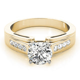 Regal Fancy Shape Remounts Princess Diamond Engagement Ring — 9K/18K Gold & Platinum