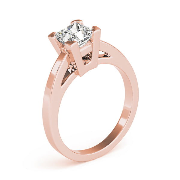 Heirloom Solitaires Princess Diamond Engagement Ring — 9K/18K Gold & Platinum