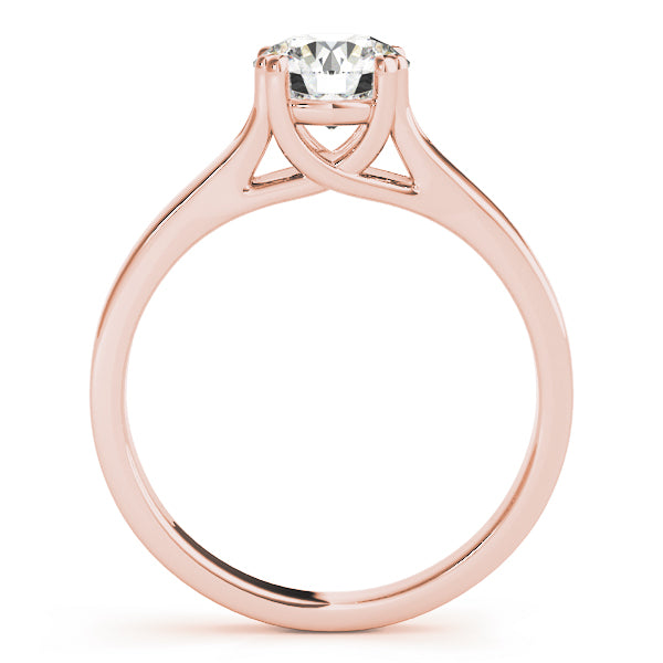 Iconic Trellis Round Diamond Engagement Ring — 9K/18K Gold & Platinum