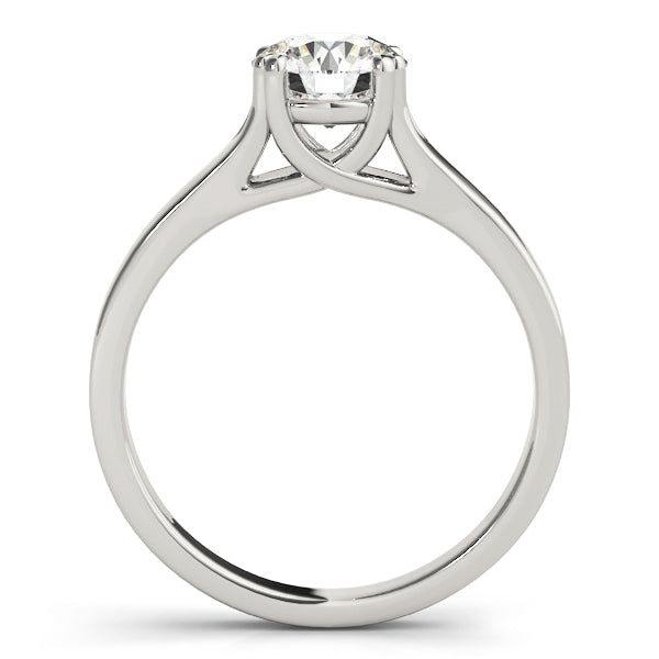 Iconic Trellis Round Diamond Engagement Ring — 9K/18K Gold & Platinum