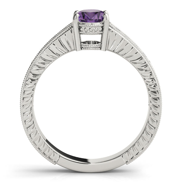 Regal Prong-Set Oval Diamond Engagement Ring — 9K/18K Gold & Platinum