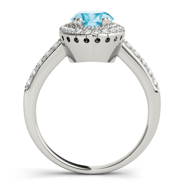 Eternal Color Rings Oval Diamond Engagement Ring — 9K/18K Gold & Platinum