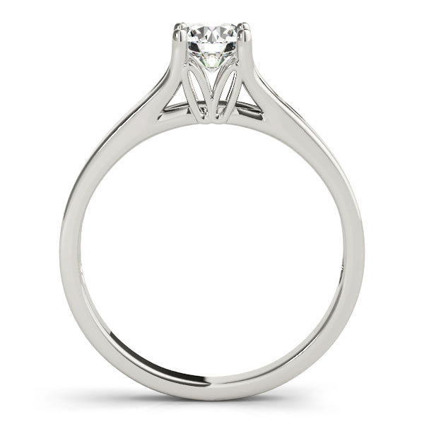 Round Cut Diamond Four-prong Engagement Ring