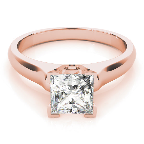 Timeless Solitaires Princess Diamond Engagement Ring — 9K/18K Gold & Platinum