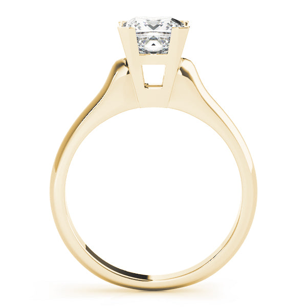 Timeless Solitaires Princess Diamond Engagement Ring — 9K/18K Gold & Platinum
